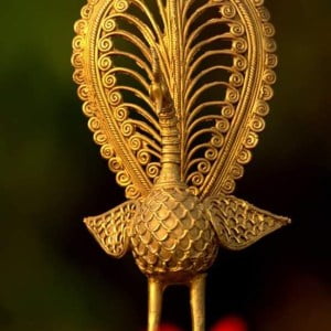 Authentic Handcrafted Dhokra Vintage Peacock